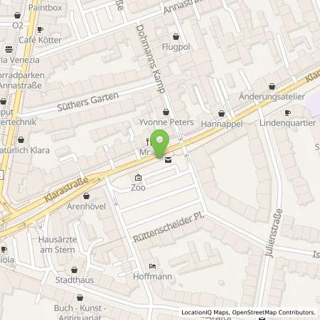 Standortübersicht der Tankstelle Westenergie Metering GmbH in 45130 Essen