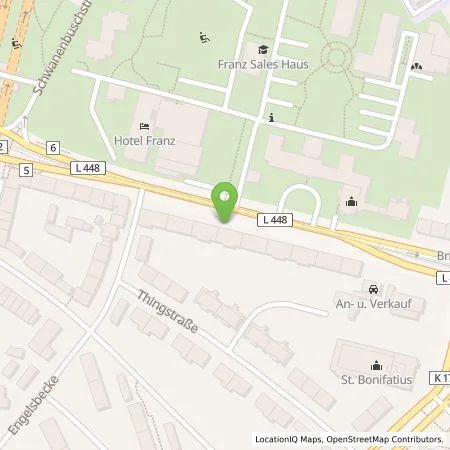 Standortübersicht der Tankstelle Westenergie Metering GmbH in 45138 Essen