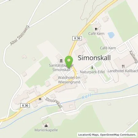 Standortübersicht der Tankstelle Westenergie Metering GmbH in 52393 Hürtgenwald