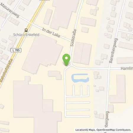 Standortübersicht der Tankstelle Westenergie Metering GmbH in 33829 Borgholzhausen