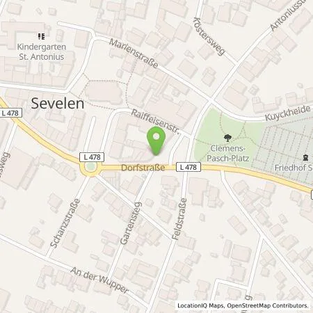 Standortübersicht der Tankstelle Westenergie Metering GmbH in 47661 Issum