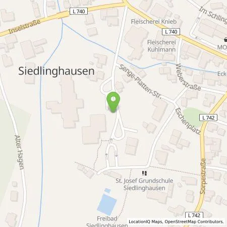 Standortübersicht der Tankstelle Westenergie Metering GmbH in 59955 Winterberg