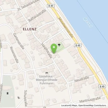 Standortübersicht der Tankstelle Westenergie Metering GmbH in 56821 Ellenz-Poltersdorf