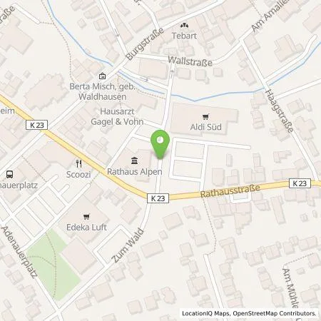 Standortübersicht der Tankstelle Westenergie Metering GmbH in 46519 Alpen