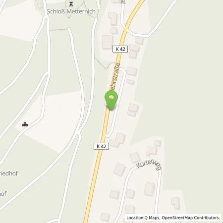 Standortübersicht der Tankstelle Westenergie Metering GmbH in 56814 Beilstein