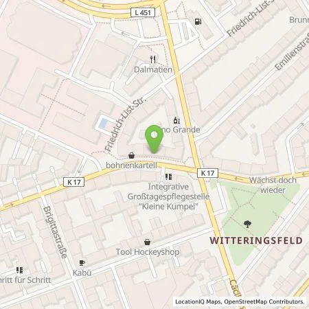 Standortübersicht der Tankstelle Westenergie Metering GmbH in 45130 Essen