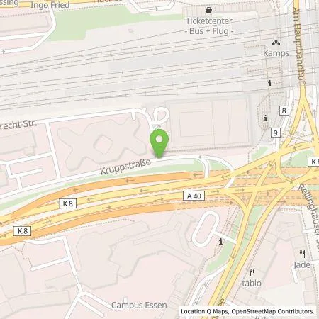 Standortübersicht der Tankstelle Westenergie Metering GmbH in 45128 Essen