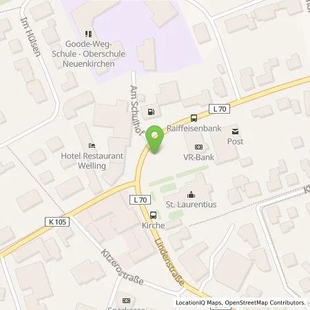 Standortübersicht der Tankstelle Westenergie Metering GmbH in 49586 Neuenkirchen