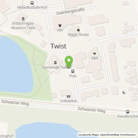 Standortübersicht der Tankstelle Westenergie Metering GmbH in 49767 Twist