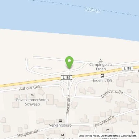 Standortübersicht der Tankstelle Westenergie Metering GmbH in 54492 Erden