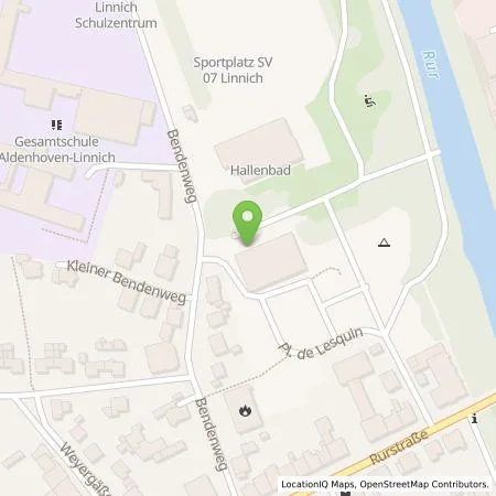 Standortübersicht der Tankstelle Westenergie Metering GmbH in 52441 Linnich