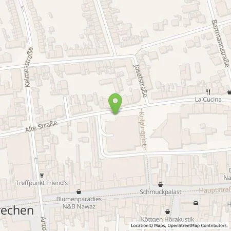 Standortübersicht der Tankstelle Westenergie Metering GmbH in 50226 Frechen