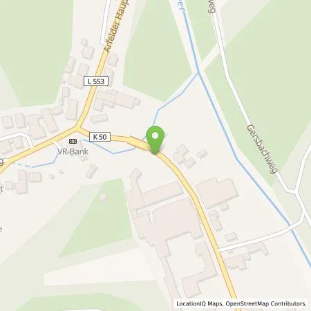 Standortübersicht der Tankstelle Westenergie Metering GmbH in 57319 Bad Berleburg