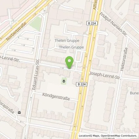 Standortübersicht der Tankstelle Westenergie Metering GmbH in 45131 Essen