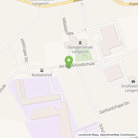 Standortübersicht der Tankstelle Westenergie Metering GmbH in 49838 Lengerich (Emsland)