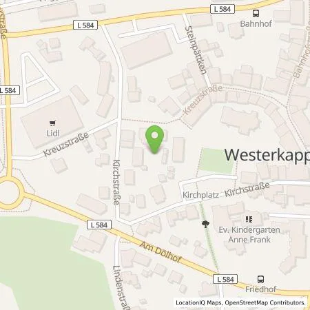 Standortübersicht der Tankstelle Westenergie Metering GmbH in 49492 Westerkappeln