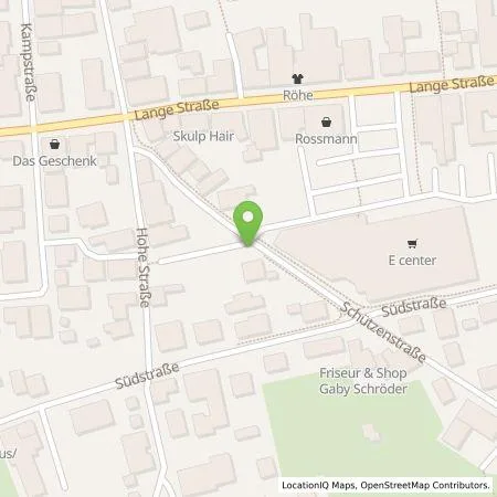 Standortübersicht der Tankstelle Westenergie Metering GmbH in 27232 Sulingen