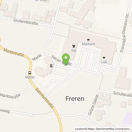 Standortübersicht der Tankstelle Westenergie Metering GmbH in 49832 Freren