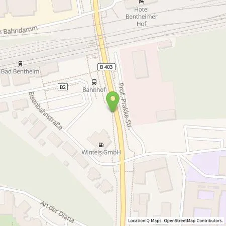 Standortübersicht der Tankstelle Westenergie Metering GmbH in 48455 Bad Bentheim