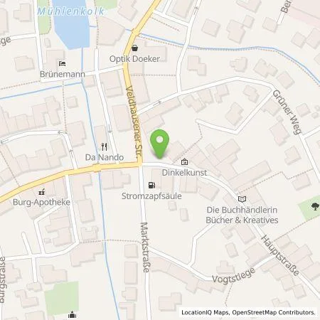 Standortübersicht der Tankstelle Westenergie Metering GmbH in 49828 Neuenhaus