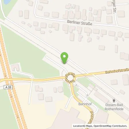 Standortübersicht der Tankstelle Westenergie Metering GmbH in 49201 Dissen a.T.W.