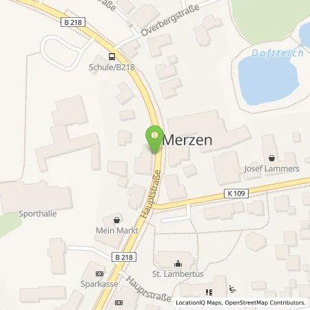 Standortübersicht der Tankstelle Westenergie Metering GmbH in 49586 Merzen