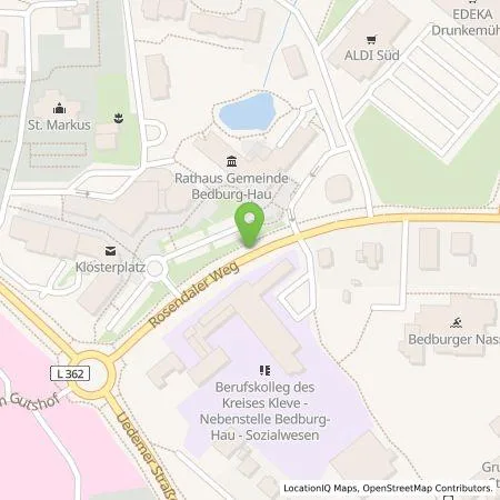 Standortübersicht der Tankstelle Westenergie Metering GmbH in 47551 Bedburg-Hau