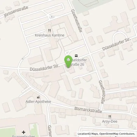 Standortübersicht der Tankstelle Westenergie Metering GmbH in 40822 Mettmann