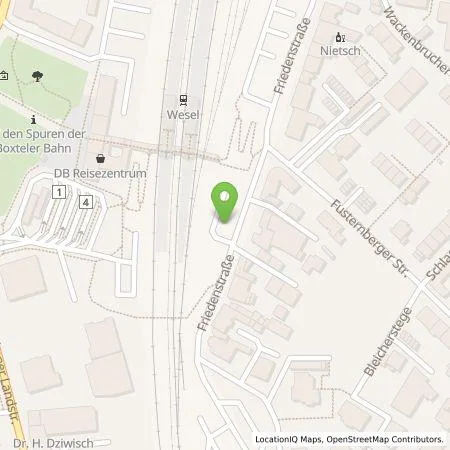 Standortübersicht der Tankstelle Westenergie Metering GmbH in 46485 Wesel