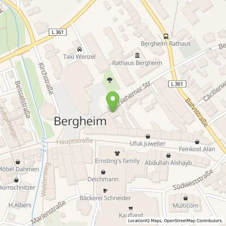 Standortübersicht der Tankstelle Westenergie Metering GmbH in 50126 Bergheim