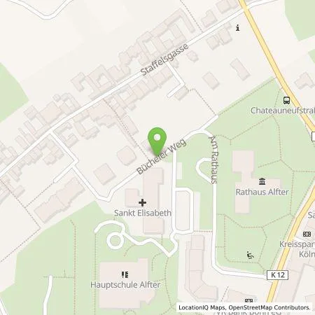 Standortübersicht der Tankstelle Westenergie Metering GmbH in 53347 Alfter