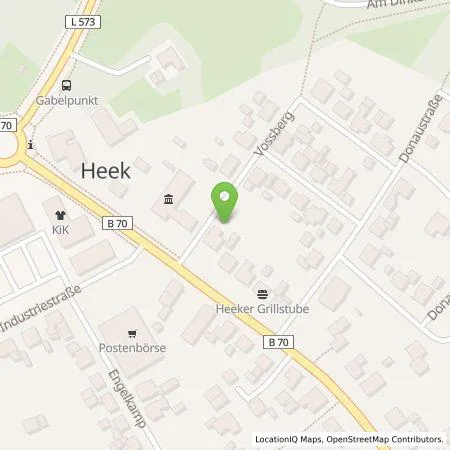 Standortübersicht der Tankstelle Westenergie Metering GmbH in 48619 Heek