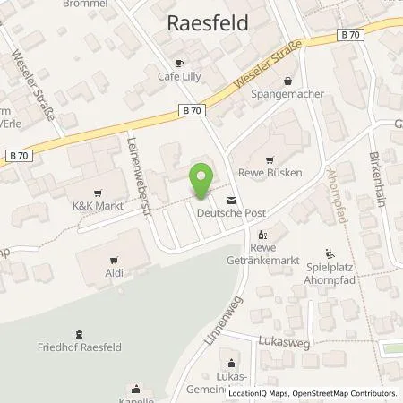 Standortübersicht der Tankstelle Westenergie Metering GmbH in 46348 Raesfeld