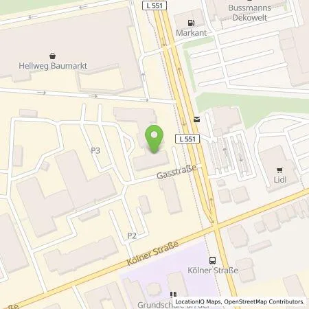 Standortübersicht der Tankstelle Westenergie Metering GmbH in 45661 Recklinghausen