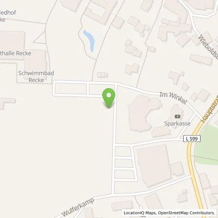 Standortübersicht der Tankstelle Westenergie Metering GmbH in 49509 Recke