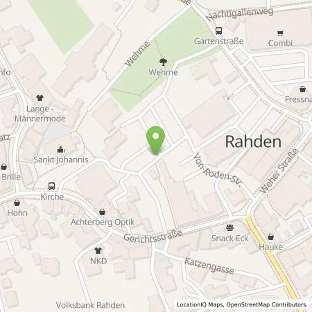Standortübersicht der Tankstelle Westenergie Metering GmbH in 32369 Rahden