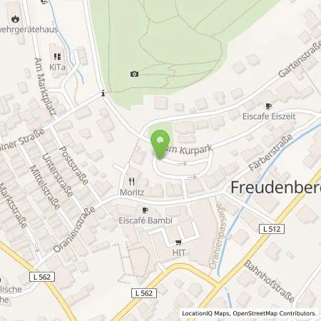 Standortübersicht der Tankstelle Westenergie Metering GmbH in 57258 Freudenberg