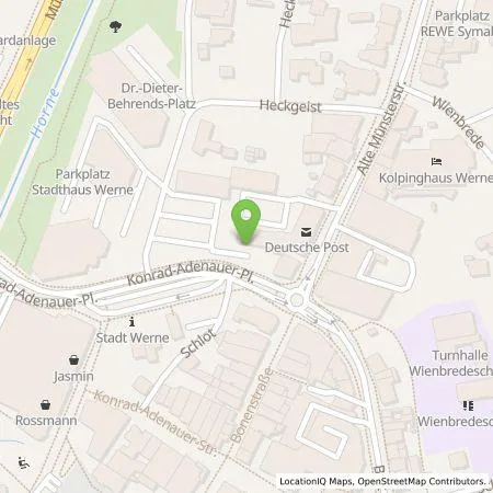 Standortübersicht der Tankstelle Westenergie Metering GmbH in 59368 Werne