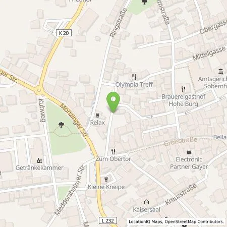 Standortübersicht der Tankstelle Westenergie Metering GmbH in 55566 Bad Sobernheim