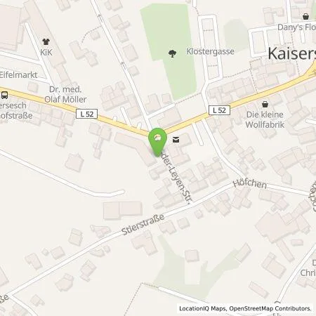 Standortübersicht der Tankstelle Westenergie Metering GmbH in 56759 Kaisersesch