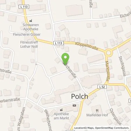 Standortübersicht der Tankstelle Westenergie Metering GmbH in 56751 Polch