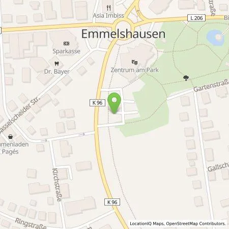 Standortübersicht der Tankstelle Westenergie Metering GmbH in 56281 Emmelshausen