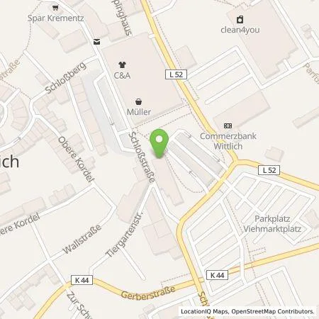 Standortübersicht der Tankstelle Westenergie Metering GmbH in 54516 Wittlich