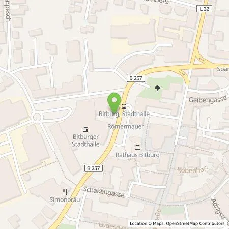 Standortübersicht der Tankstelle Westenergie Metering GmbH in 54634 Bitburg