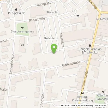 Standortübersicht der Tankstelle Westenergie Metering GmbH in 54634 Bitburg