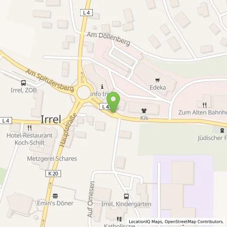 Standortübersicht der Tankstelle Westenergie Metering GmbH in 54666 Irrel