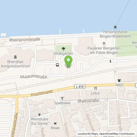 Standortübersicht der Tankstelle Westenergie Metering GmbH in 55411 Bingen am Rhein