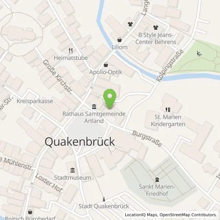 Standortübersicht der Tankstelle Westenergie Metering GmbH in 49610 Quakenbrück