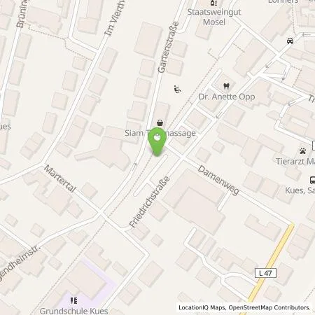 Standortübersicht der Tankstelle Westenergie Metering GmbH in 54470 Bernkastel-Kues