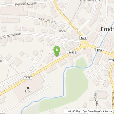 Standortübersicht der Tankstelle Westenergie Metering GmbH in 57339 Erndtebrück